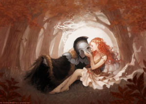 Persephone and Hades by Janaina Medeiros via Deviant Art